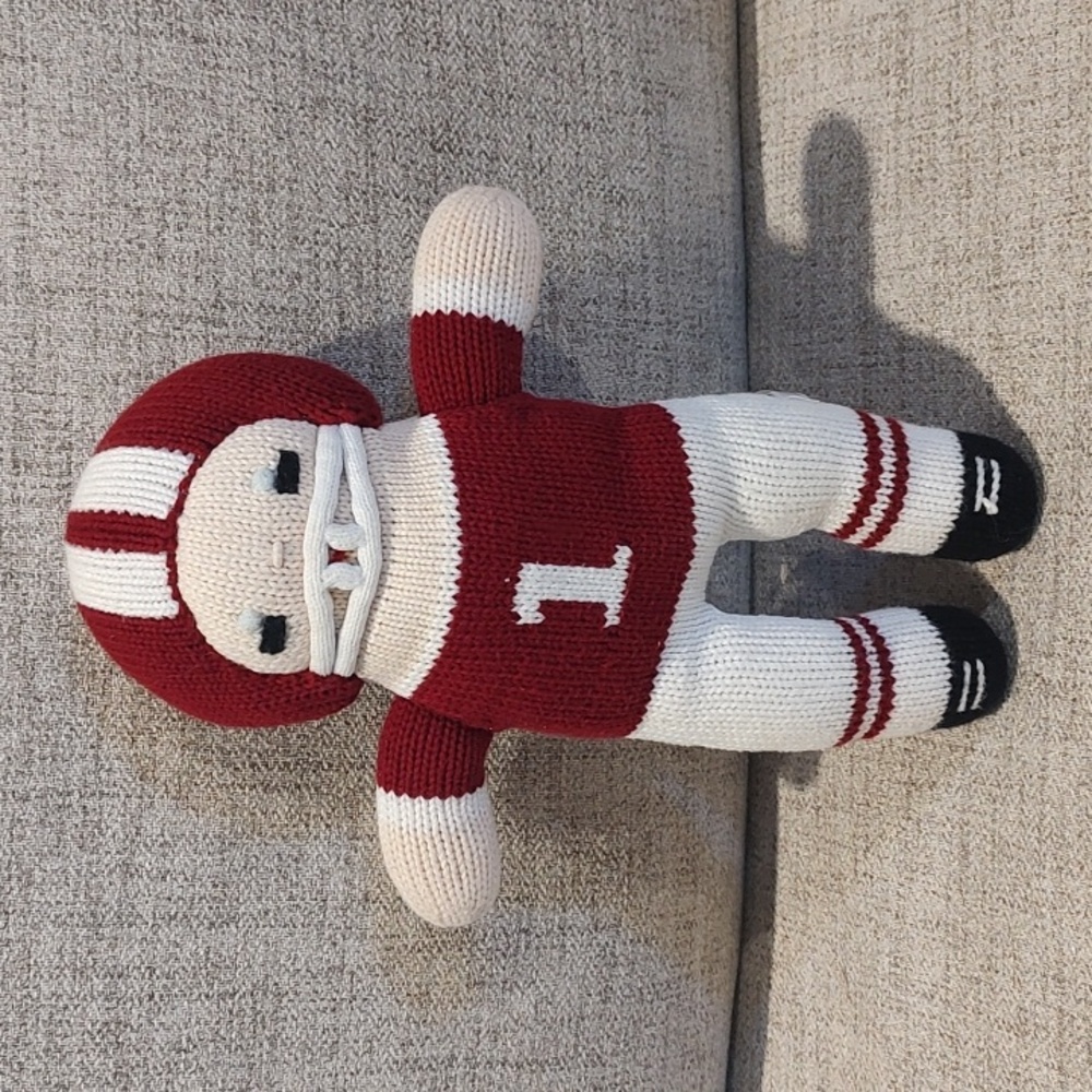 Zubels crotchet football Player